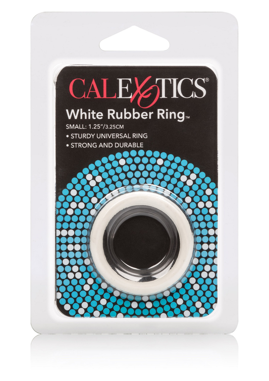 CalExotics Black Rubber Ring - Small - Wit