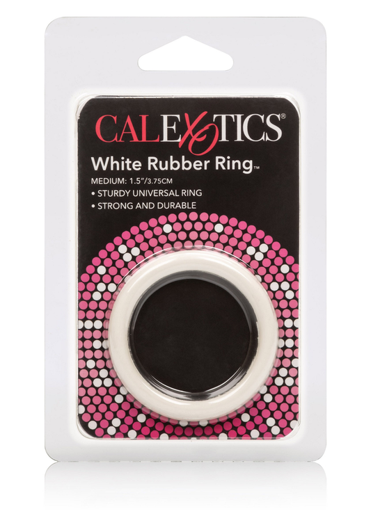 CalExotics Black Rubber Ring - Medium - Wit