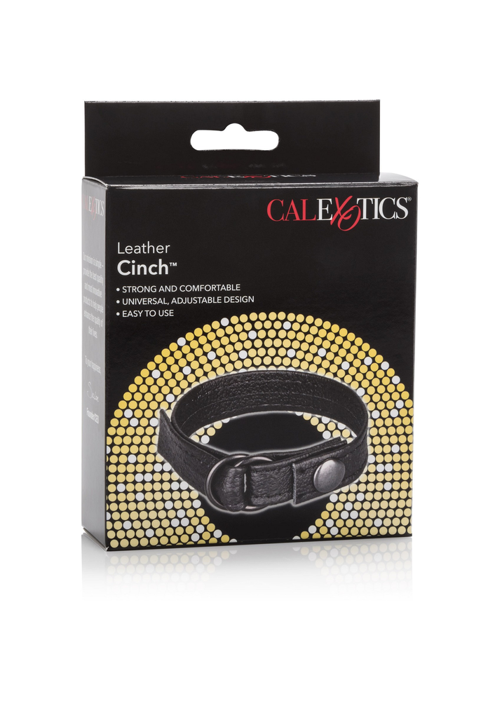 CalExotics Leather Cinch BLACK - 2