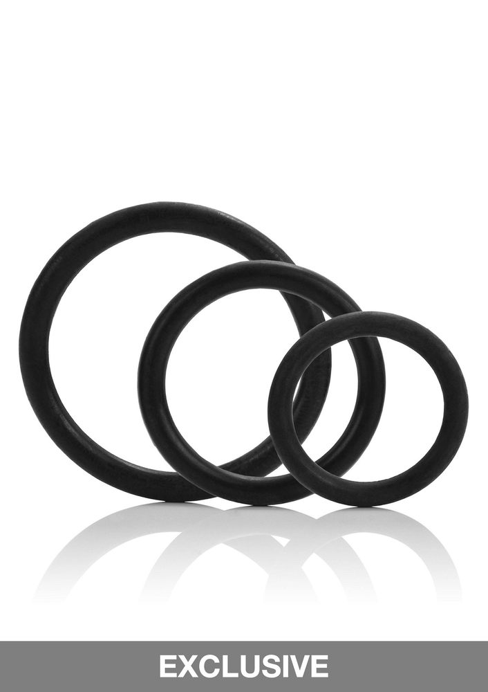 CalExotics Tri-Rings BLACK - 0