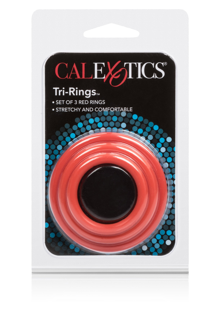 CalExotics Tri-Rings RED - 2