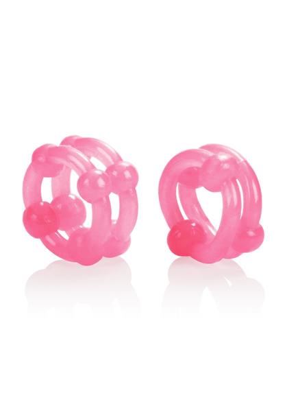CalExotics Island Rings Double Stacker PINK - 1