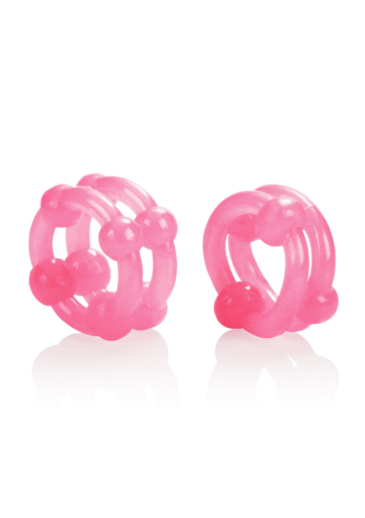 CalExotics Island Rings Double Stacker - Roze