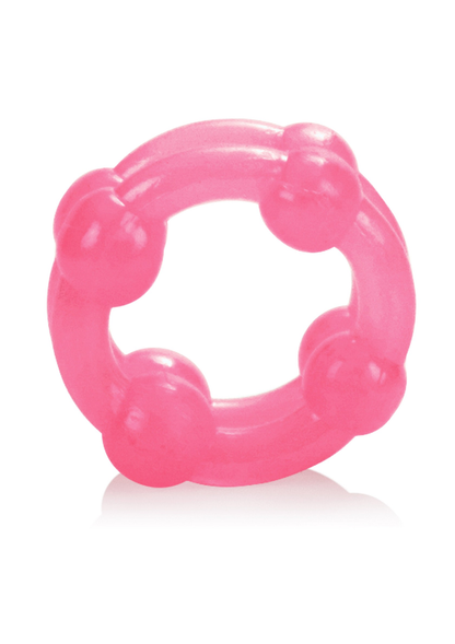 CalExotics Island Rings Double Stacker PINK - 5