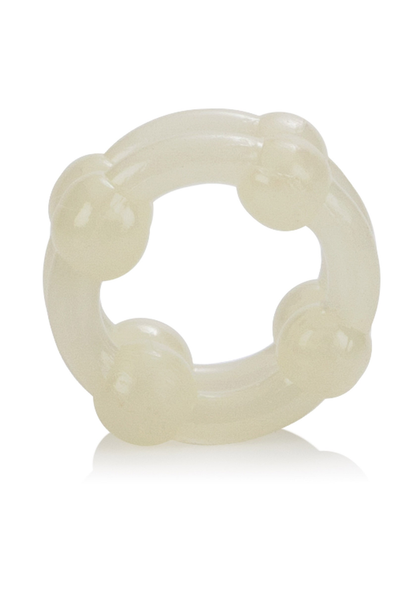 CalExotics Island Rings Double Stacker WHITE - 1