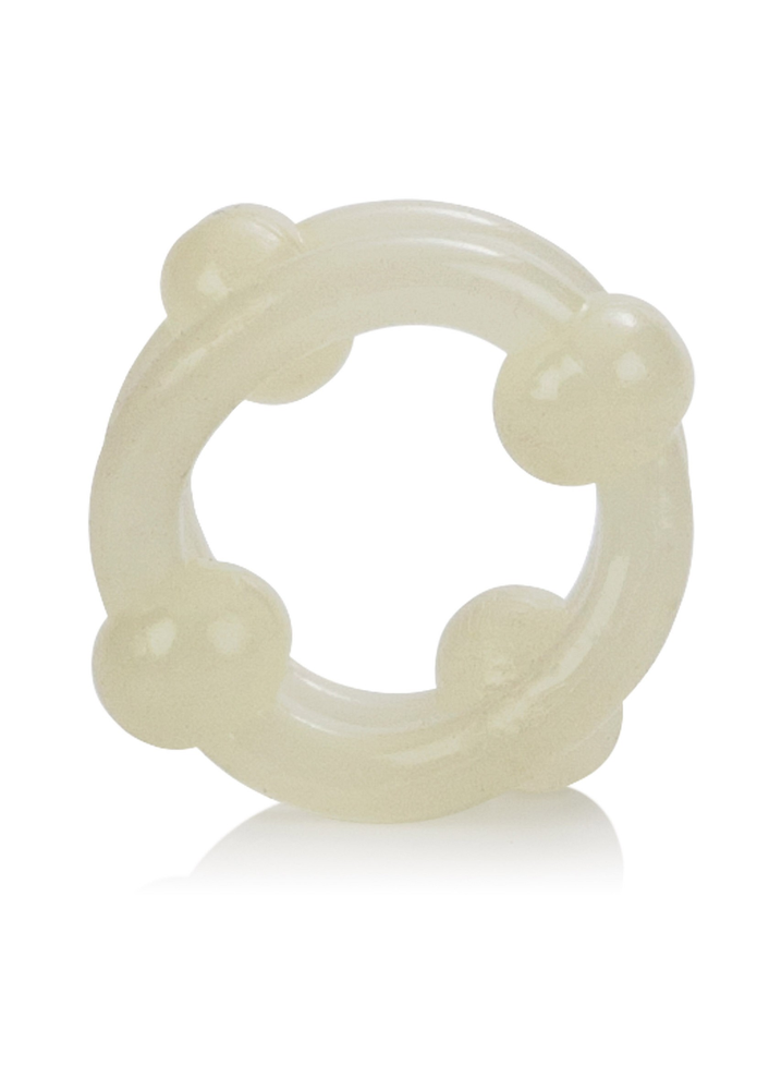 CalExotics Island Rings Double Stacker WHITE - 5