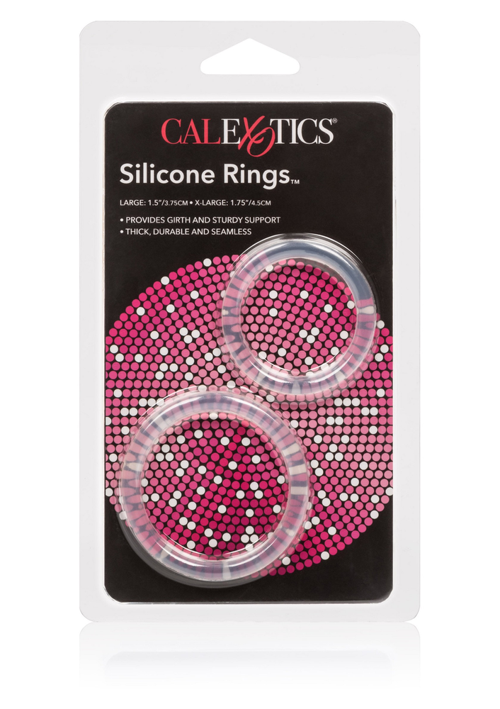 CalExotics Silicone Rings TRANSPA - 1
