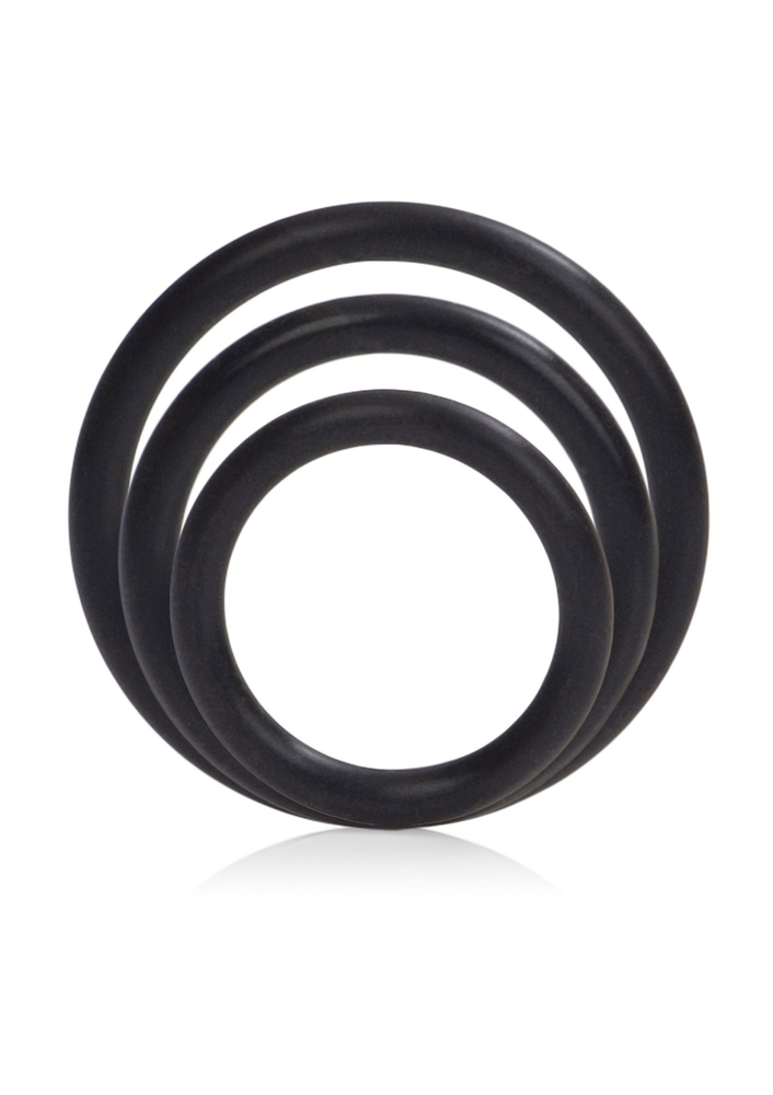 CalExotics Silicone Support Rings BLACK - 2
