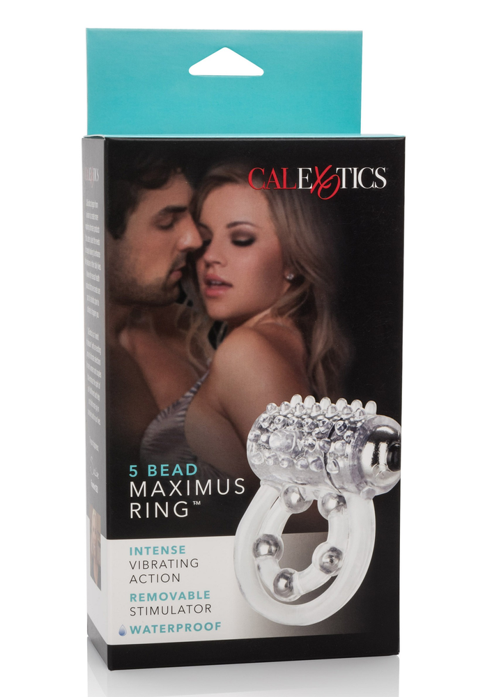 CalExotics 5 Bead Maximus Ring TRANSPA - 0