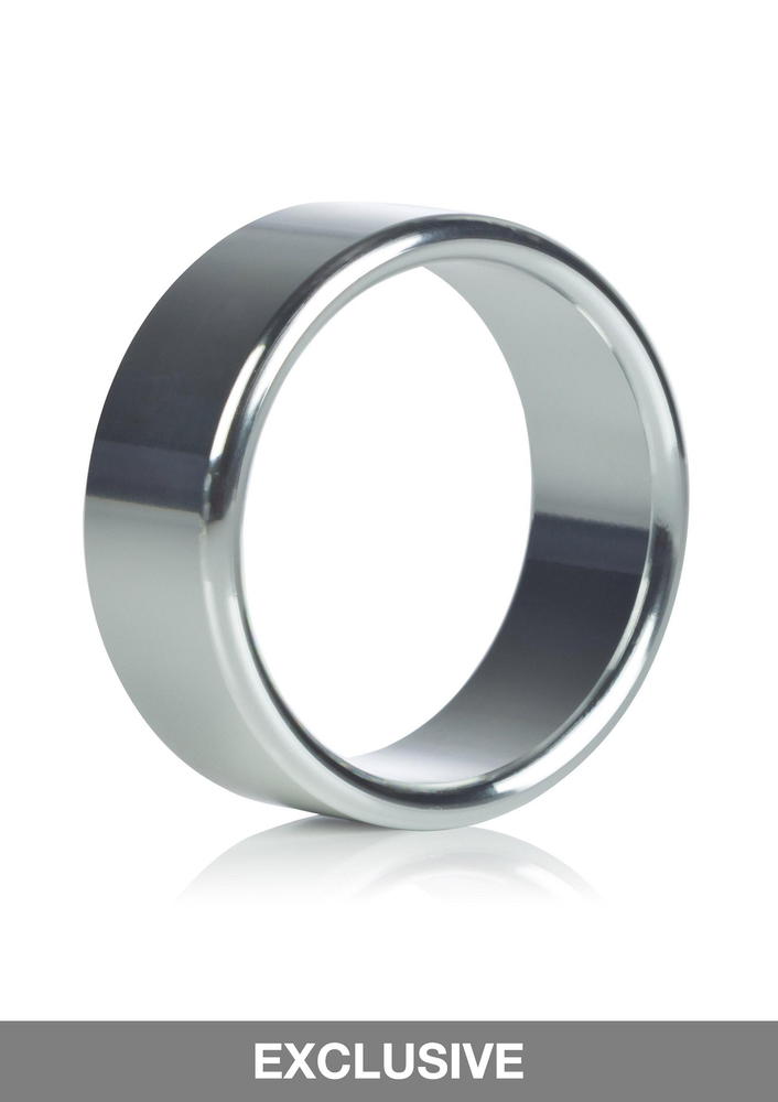 CalExotics Alloy Metallic Ring - Large SILVER - 2