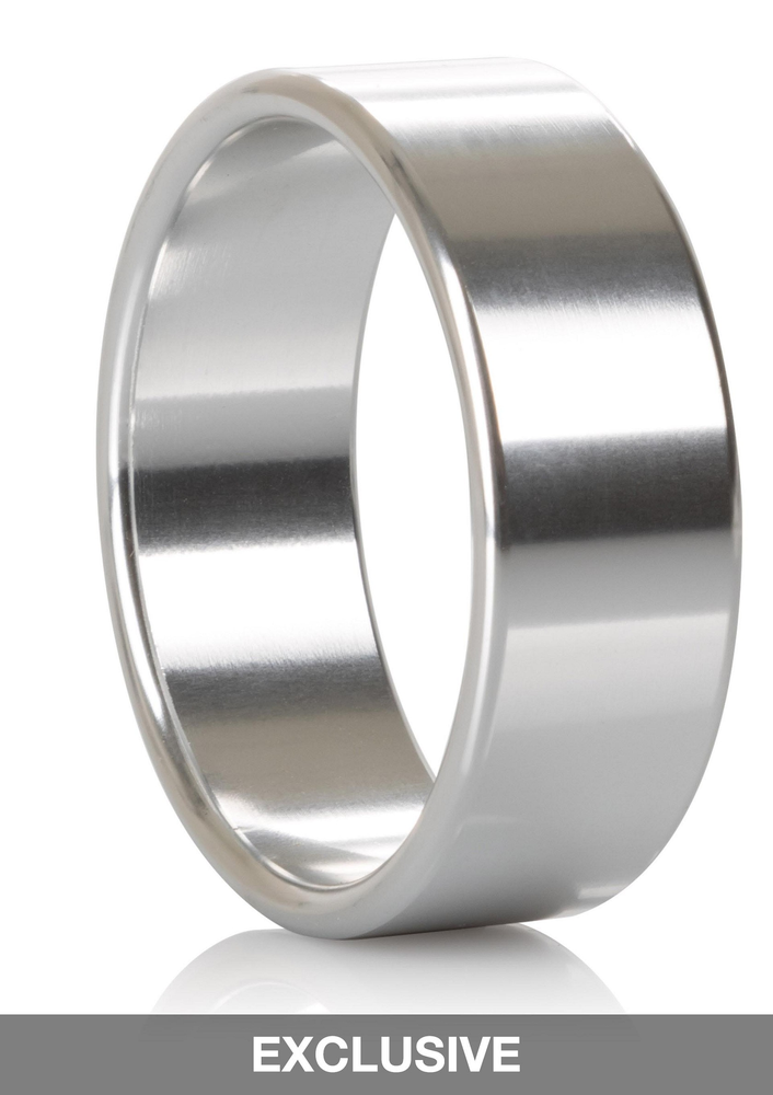 CalExotics Alloy Metallic Ring - Extra Large SILVER - 2