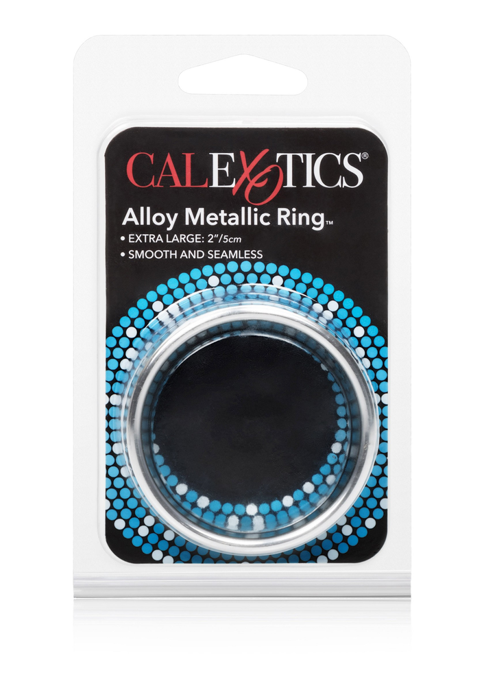 CalExotics Alloy Metallic Ring - Extra Large SILVER - 3
