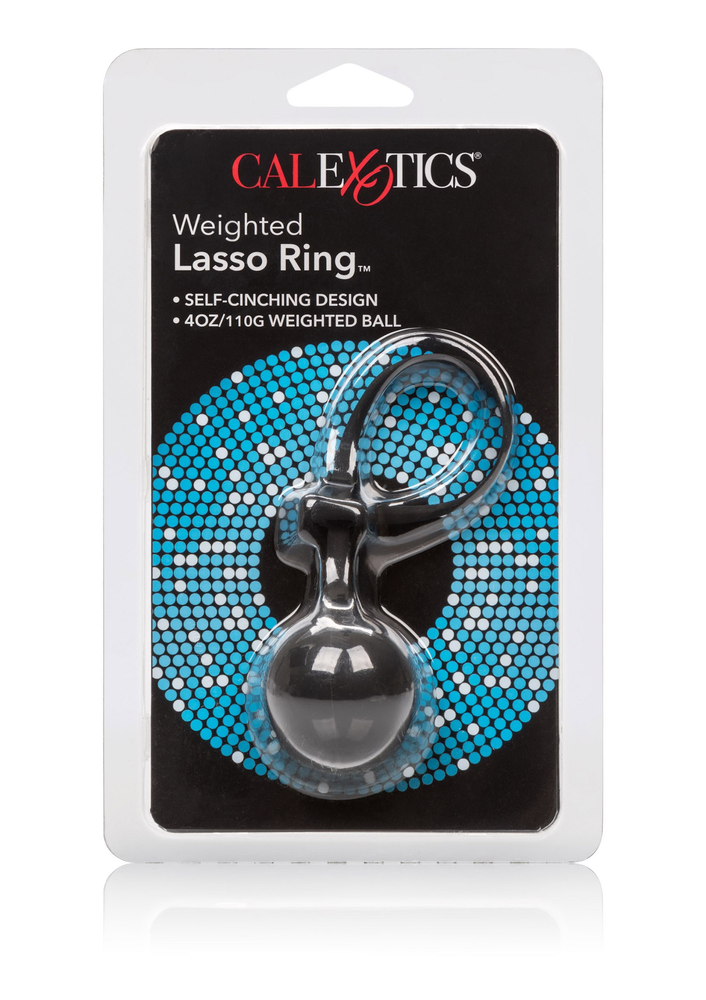 CalExotics Silicone Weighted Lasso Ring BLACK - 1