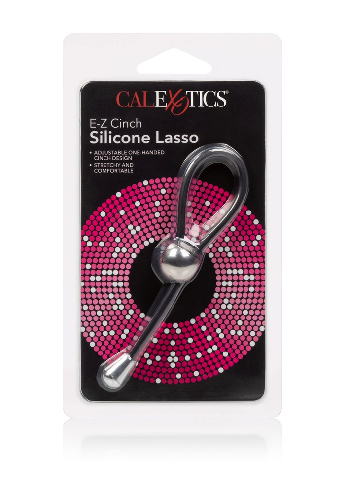 CalExotics E-Z Cinch Silicone Lasso BLACK - 2