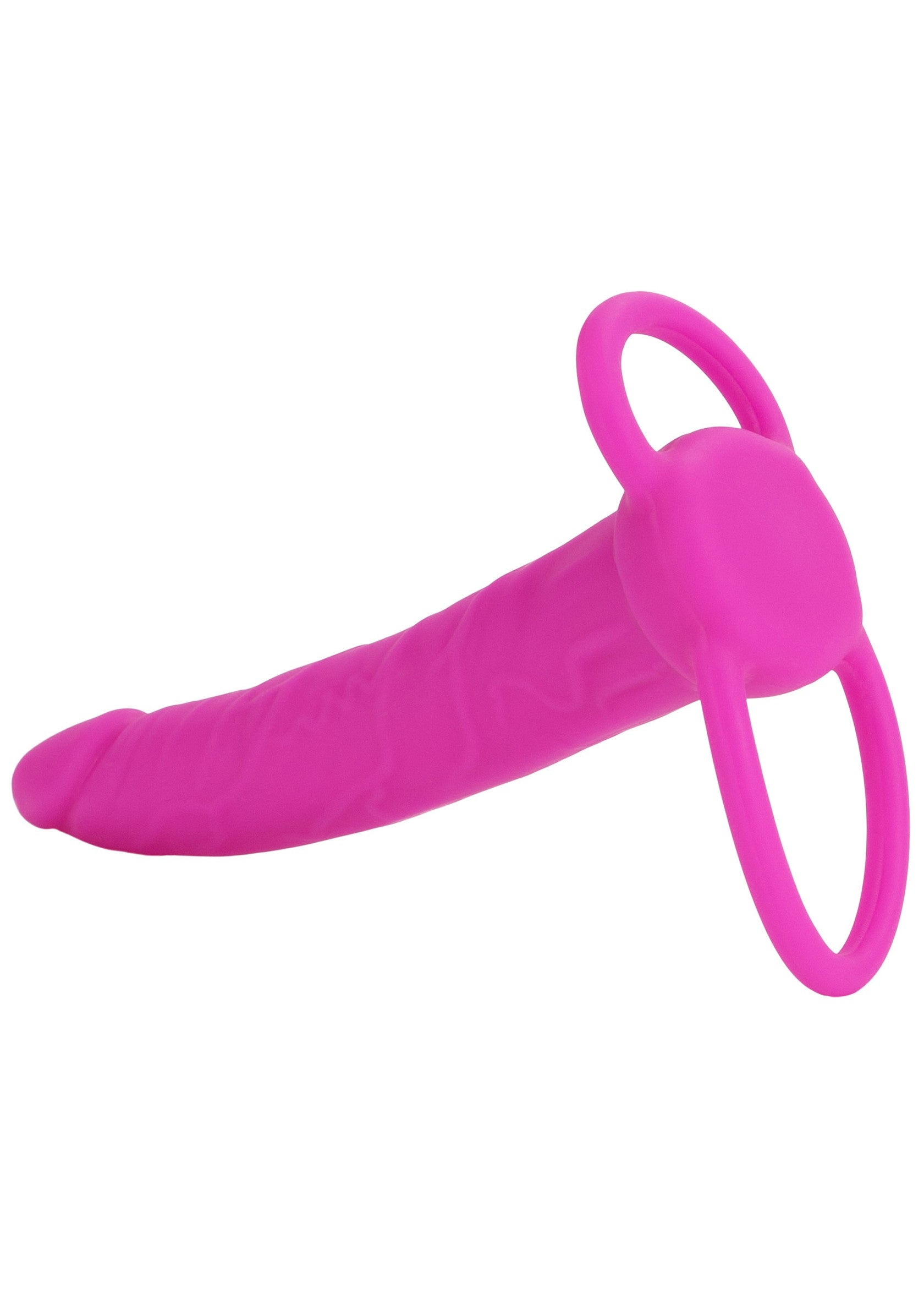 CalExotics Silicone Love Rider Dual Penetrator PINK - 2