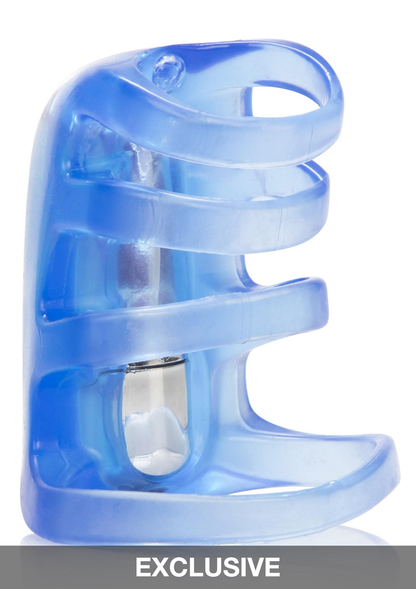 CalExotics Couple's Pleasure Cage BLUE - 1