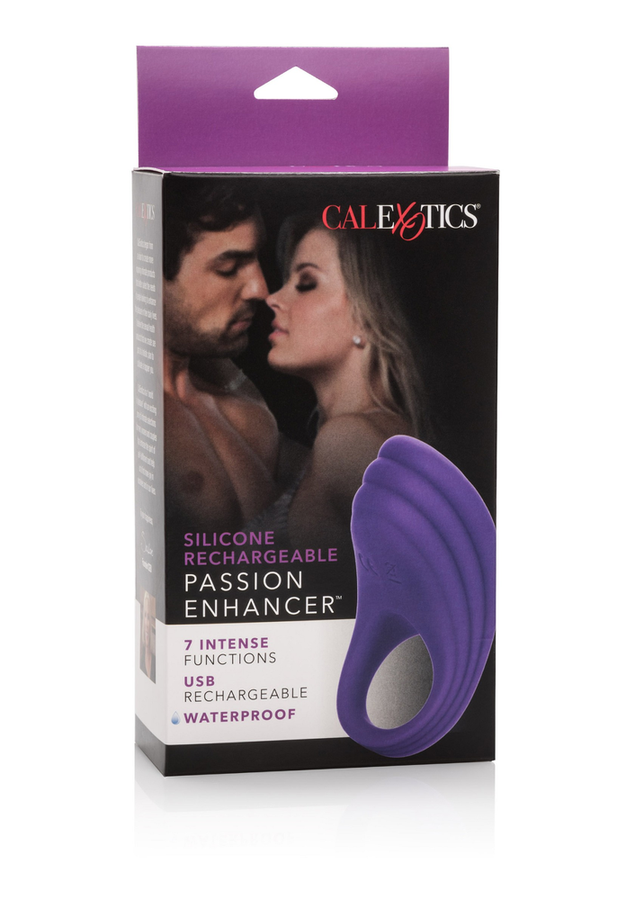 CalExotics Silicone Rechargeable Passion Enhancer PURPLE - 1