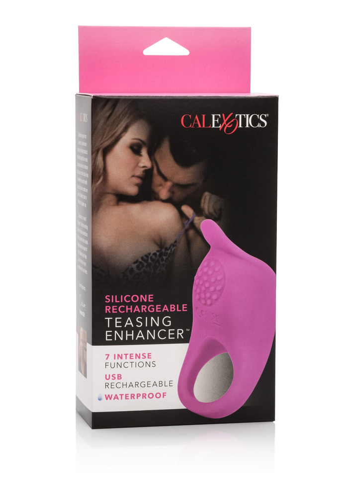 CalExotics Silicone Rechargeable Teasing Enhancer PINK - 6