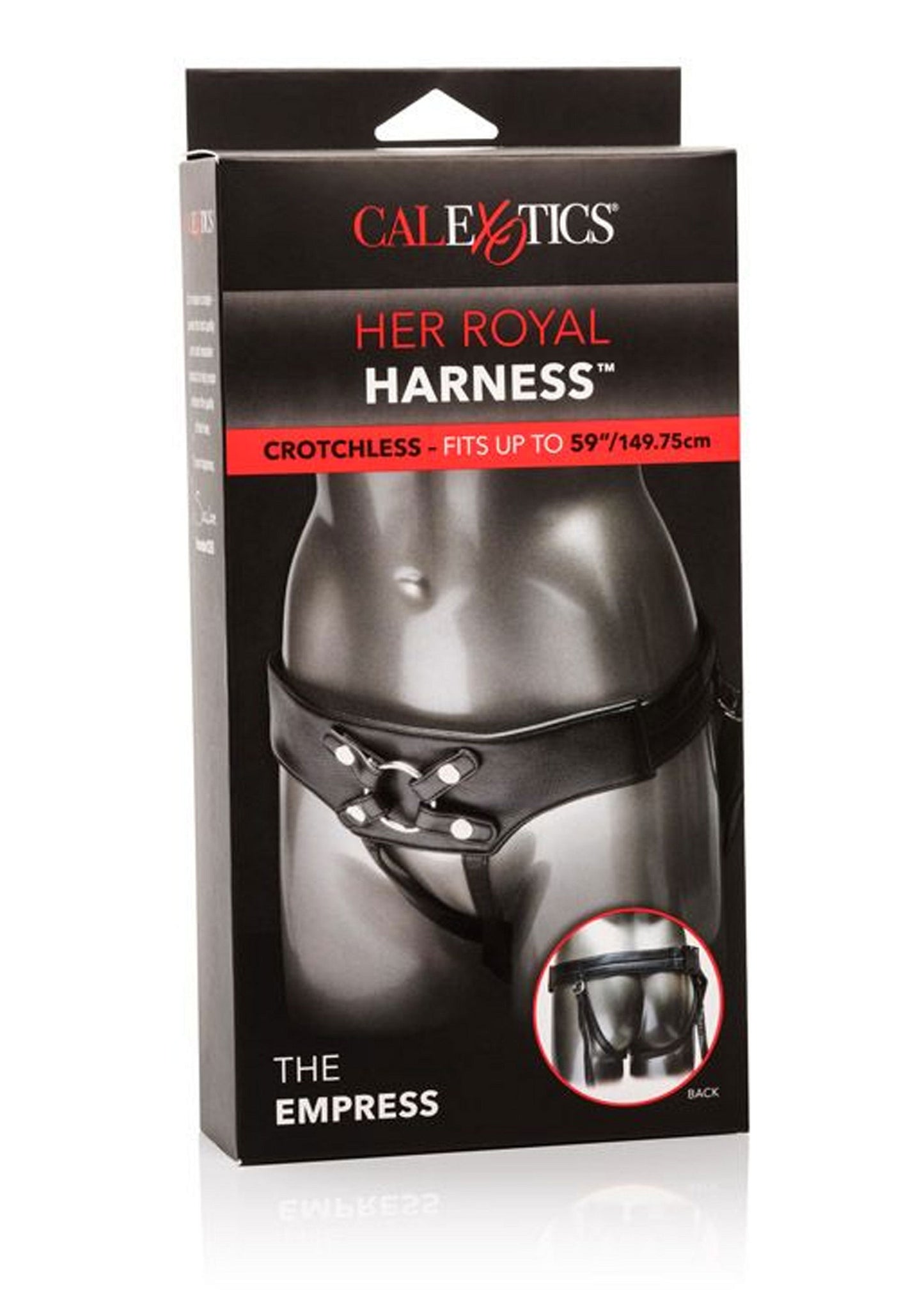 CalExotics Her Royal Harness The Empress BLACK - 1