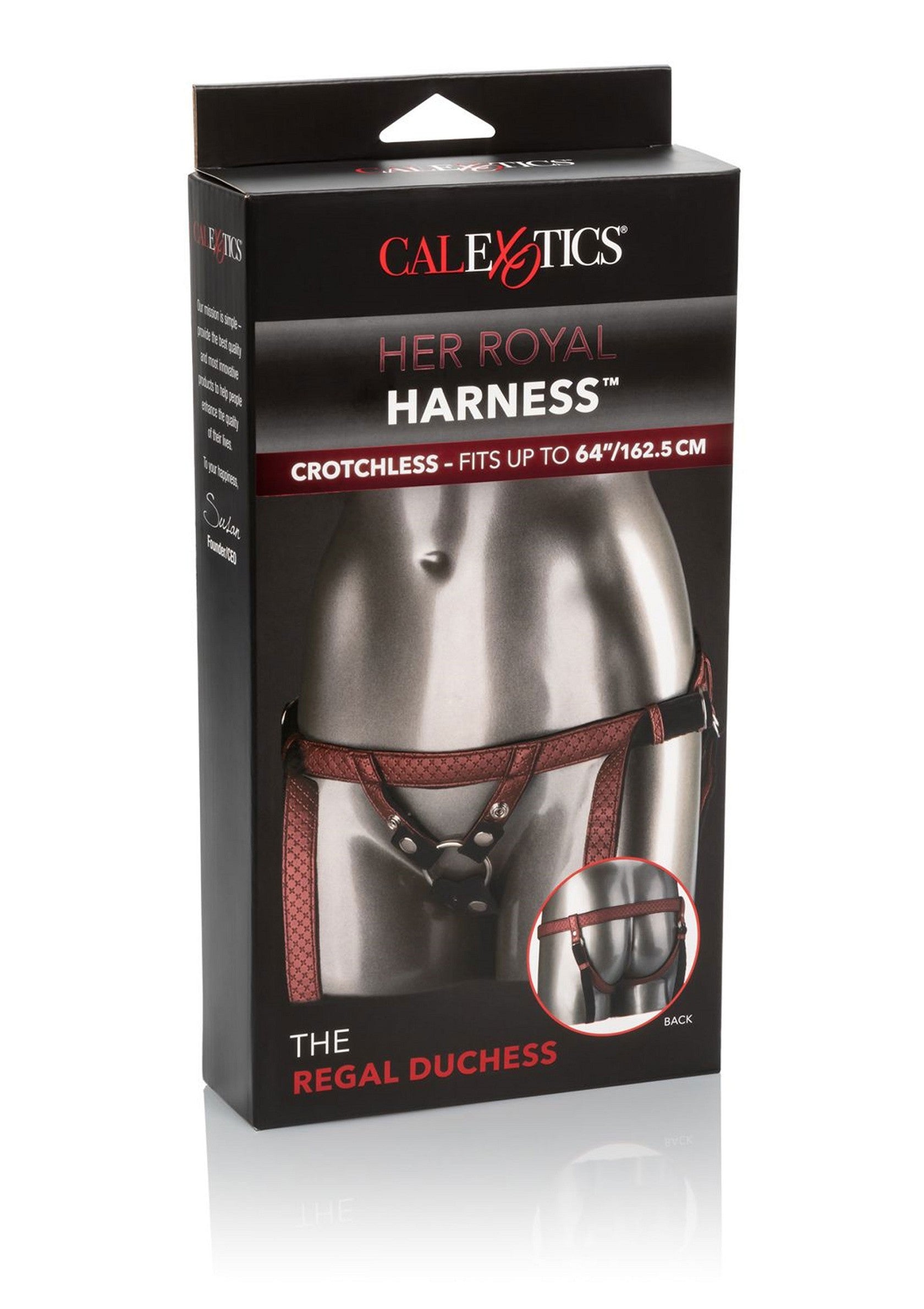 CalExotics Her Royal Harness The Regal Duchess RED - 4
