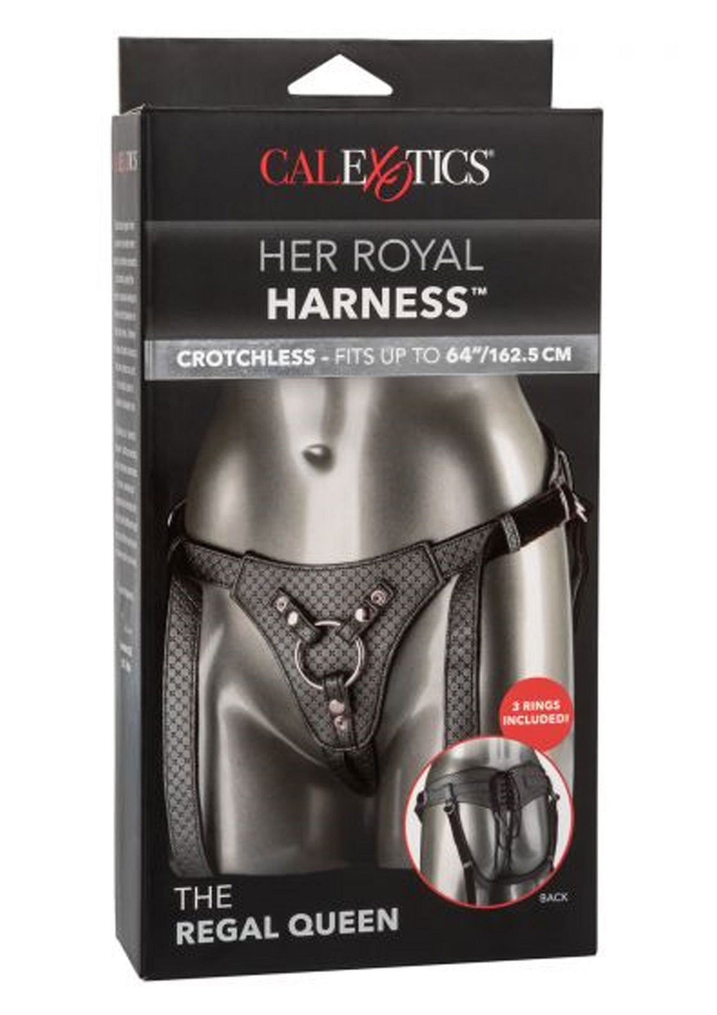 CalExotics Her Royal Harness The Regal Queen SILVER - 4