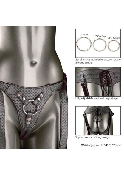 CalExotics Her Royal Harness The Regal Queen SILVER - 5