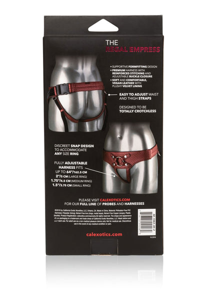 CalExotics Her Royal Harness The Regal Empress RED - 5