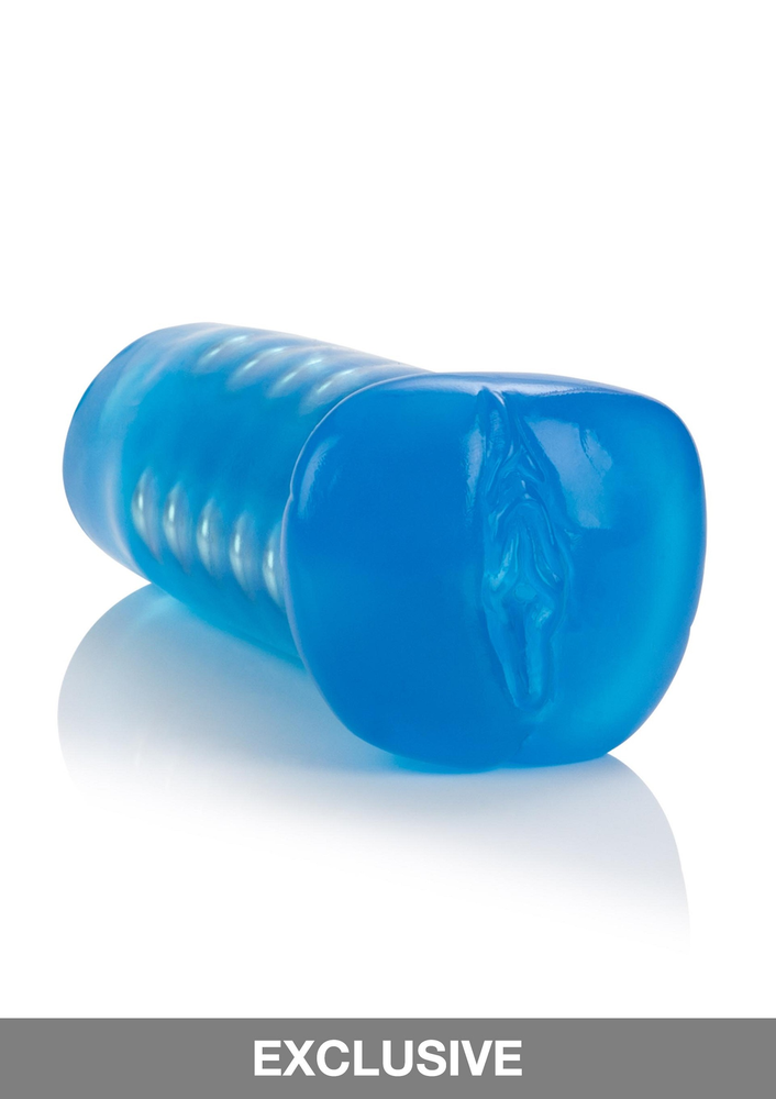 CalExotics Basic Essentials Beaded Masturbator BLUE - 0