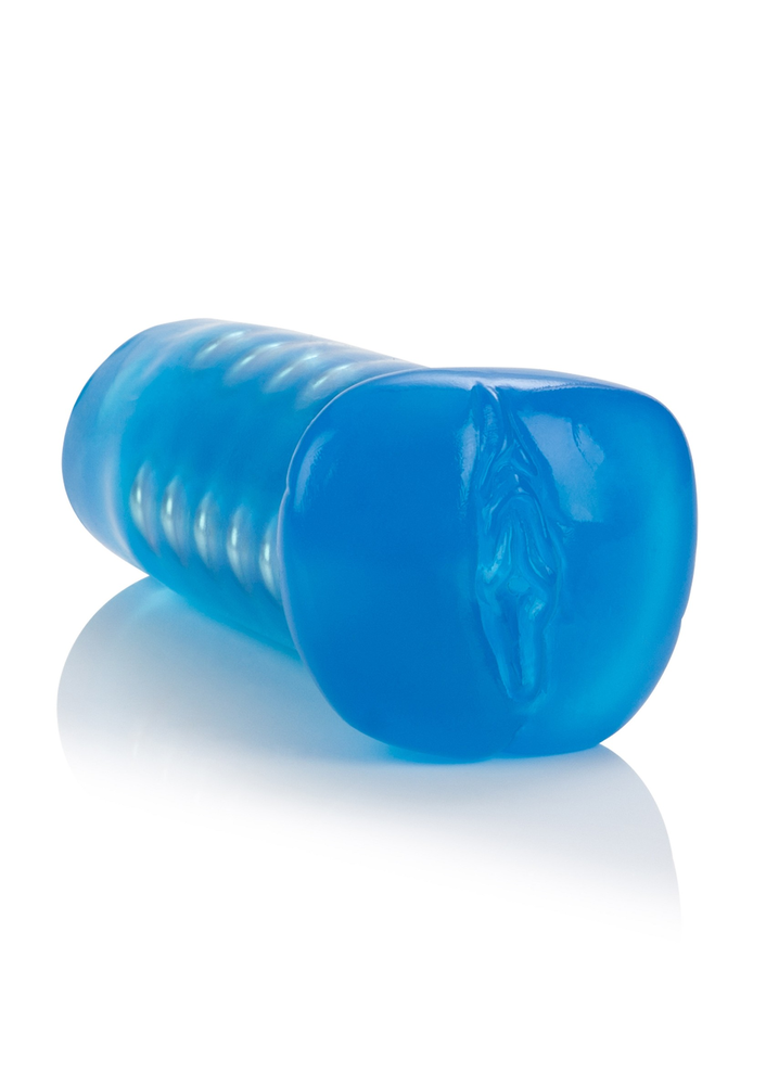 CalExotics Basic Essentials Beaded Masturbator BLUE - 1