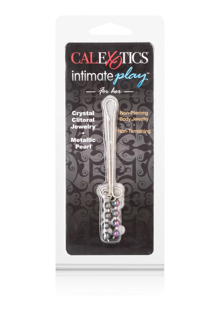 CalExotics Intimate Play Beaded Clitoral Jewelry BLUE - 3