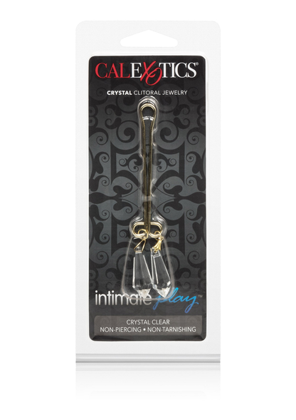 CalExotics Intimate Play Crystal Clitoral Jewelry TRANSPA - 1