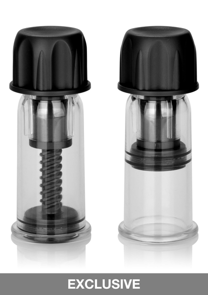 CalExotics Nipple Play Vacuum Twist Suckers BLACK - 2