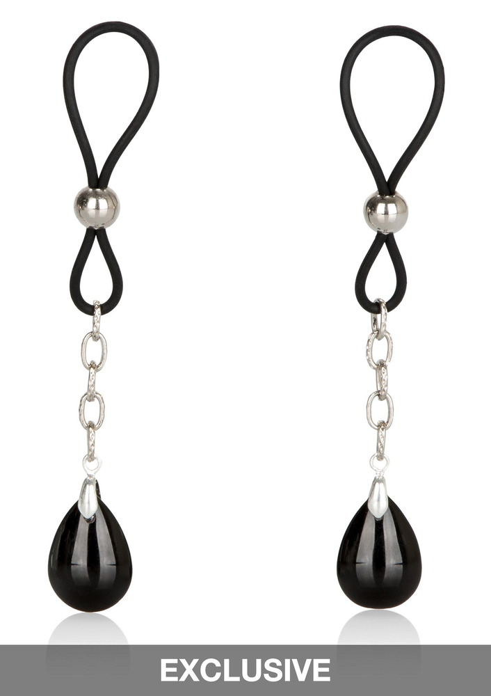 CalExotics Nipple Play Non-Piercing Nipple Jewelry BLACK - 0