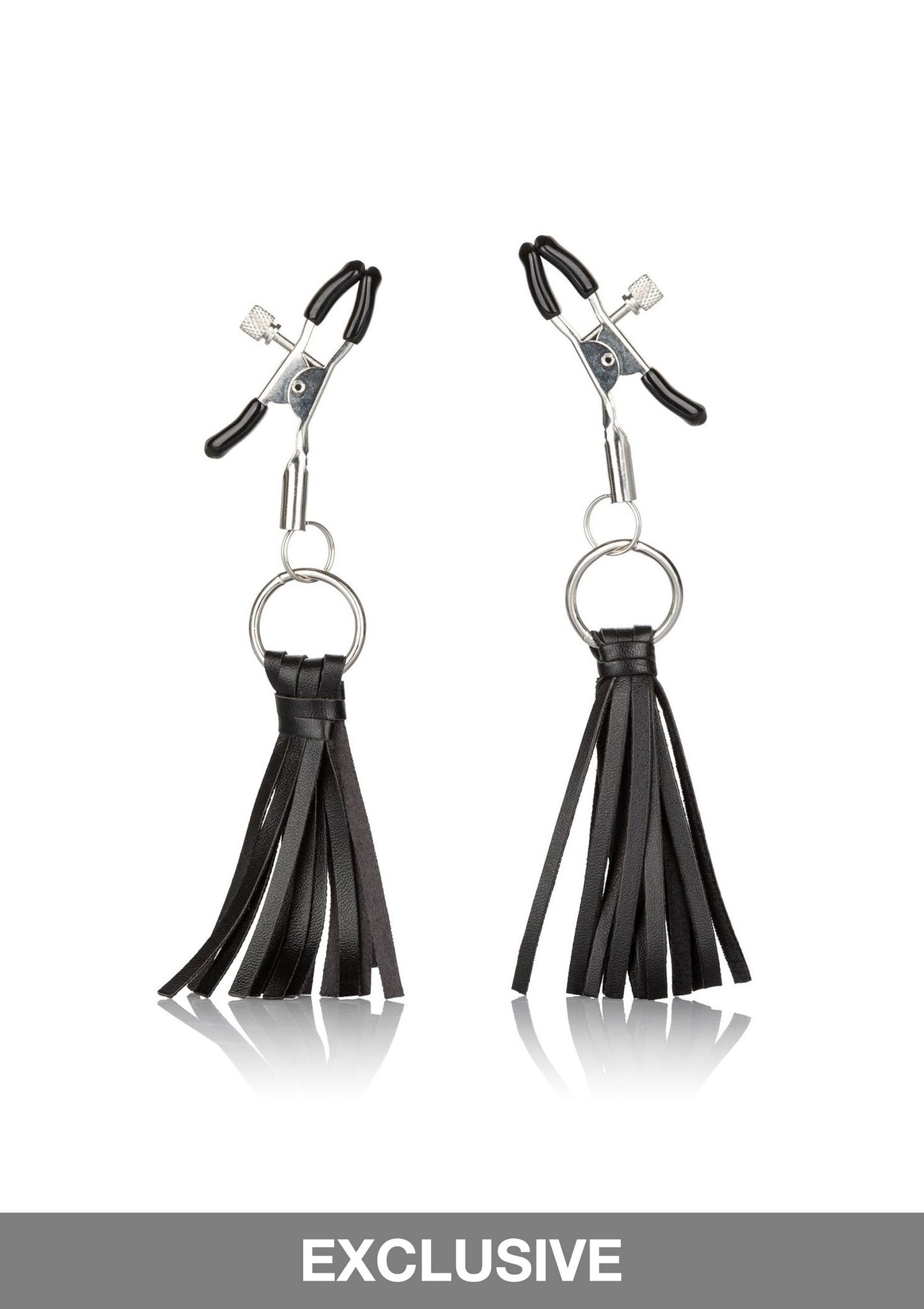 CalExotics Nipple Play Playful Tassels Nipple Clamps SILVER - 0