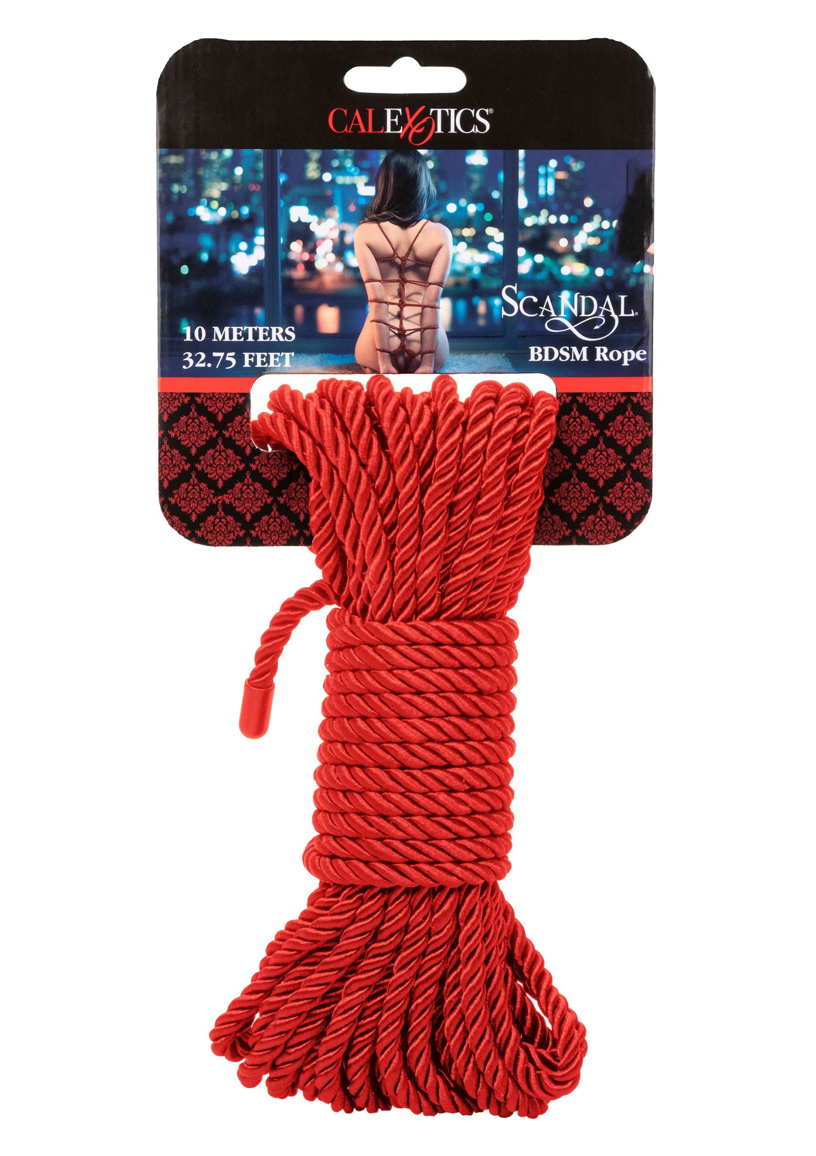 CalExotics Scandal BDSM Rope 32.75'/10 m RED - 3