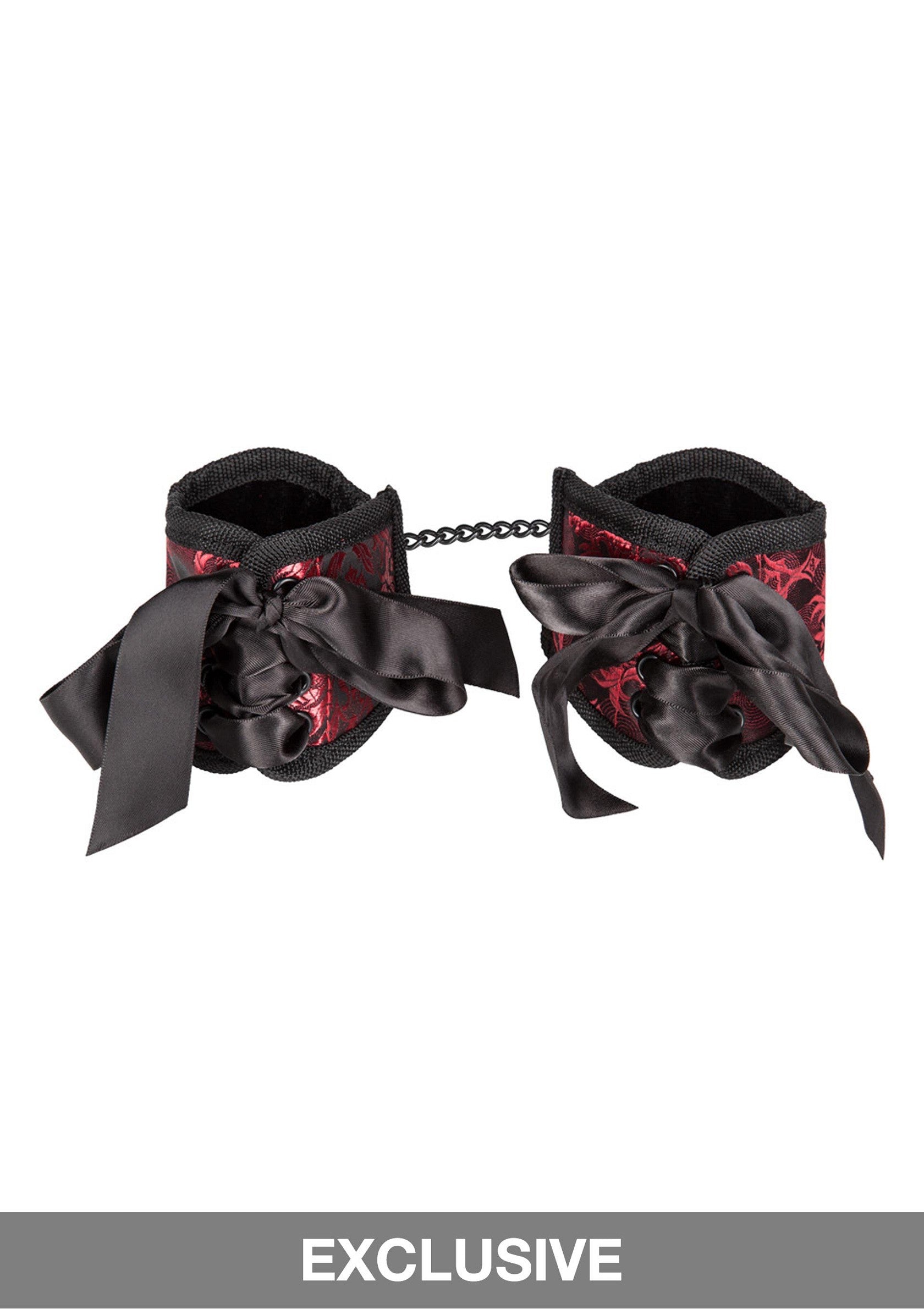 CalExotics Scandal Corset Cuffs BLACK - 1