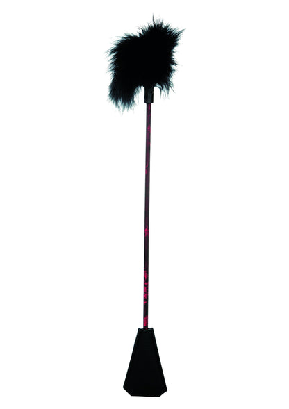 CalExotics Scandal Feather Crop BLACK - 1