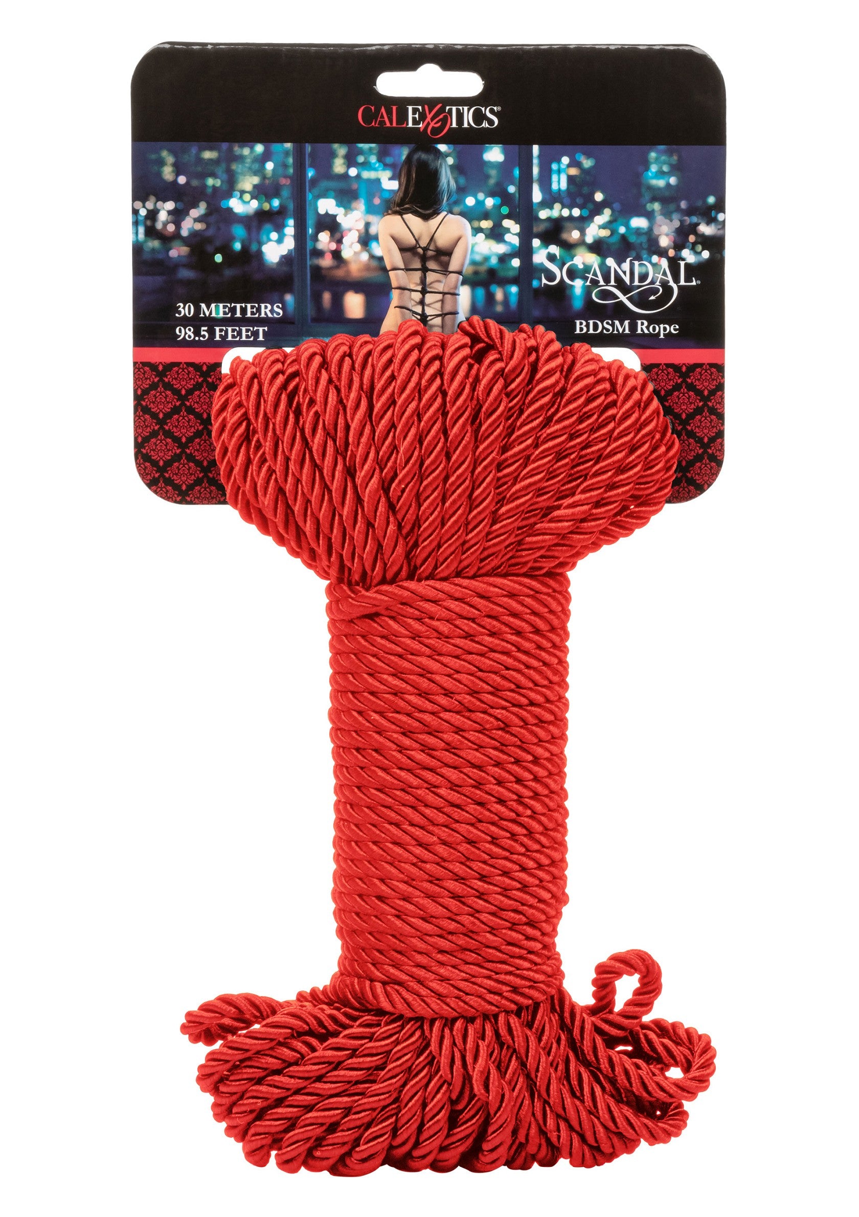 CalExotics Scandal BDSM Rope 98.5'/30 m RED - 6