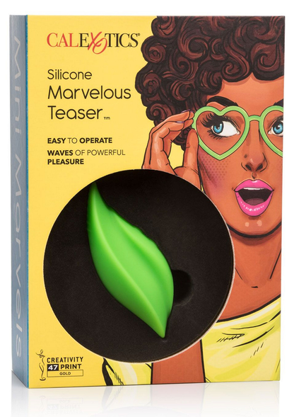 CalExotics Mini Marvels Silicone Marvelous Teaser GREEN - 3