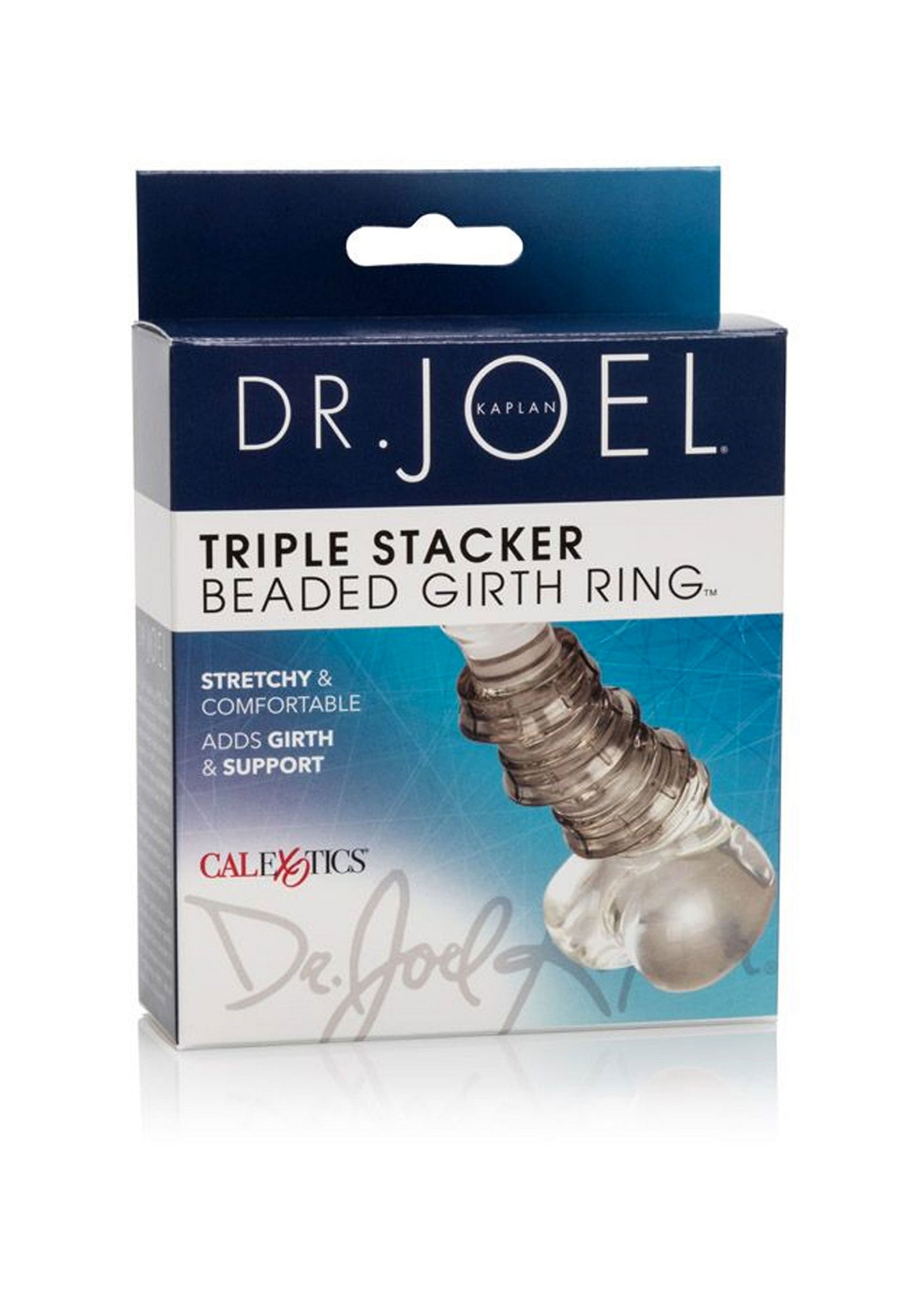 CalExotics Dr. Joel Kaplan Triple Stacker Beaded Girth Ring TRANSPA - 1