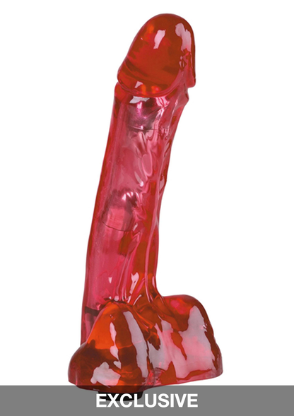 CalExotics Cherry Scented Vibro-Dong RED - 0