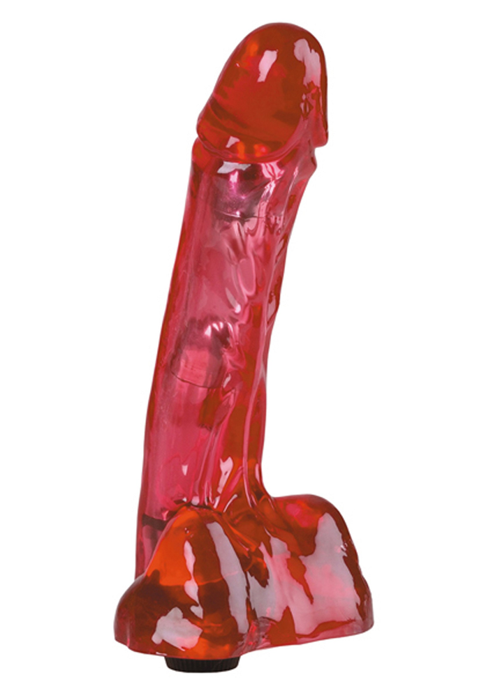 CalExotics Cherry Scented Vibro-Dong RED - 2