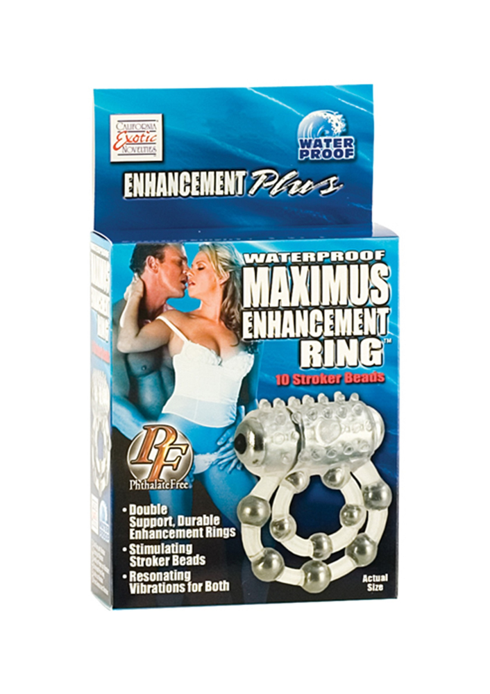 CalExotics 10 Bead Maximus Ring TRANSPA - 2