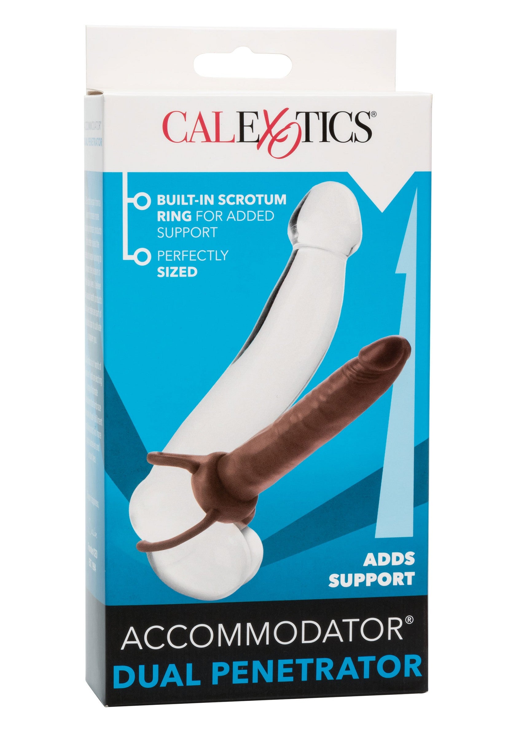 CalExotics Accommodator Dual Penetrator BROWN - 3