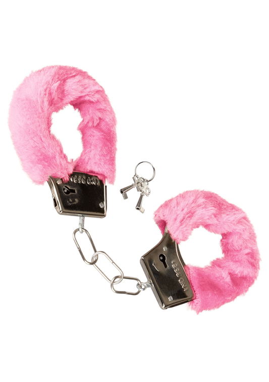 CalExotics Playful Furry Cuffs - Roze