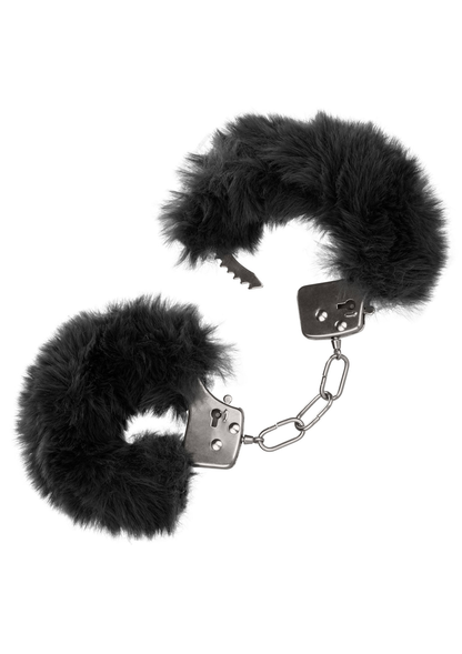 CalExotics Ultra Fluffy Furry Cuffs BLACK - 4