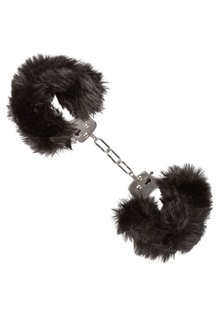 CalExotics Ultra Fluffy Furry Cuffs BLACK - 10