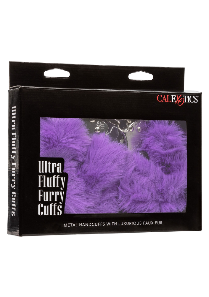CalExotics Ultra Fluffy Furry Cuffs PURPLE - 2