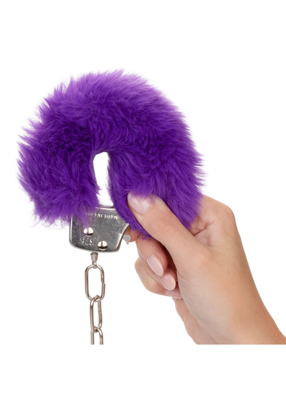 CalExotics Ultra Fluffy Furry Cuffs PURPLE - 8