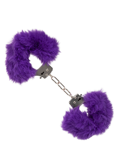 CalExotics Ultra Fluffy Furry Cuffs PURPLE - 4